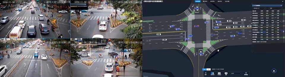 華為機器視覺全息路口智能識別系統